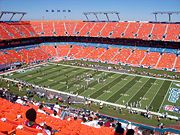 Dolphin Stadium in Miami Gardens, home of the Florida Marlins and the Miami Dolphins.