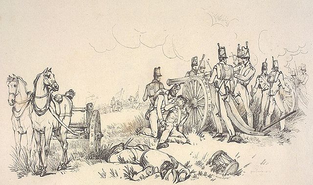 Image:Artillery in Battle of Waterloo by Jones.jpg