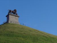 Lion's Mound at Waterloo, erected on the spot where it is believed the Prince of Orange was wounded