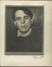 W.B. Yeats photographed in Dublin in 1908.