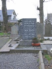 Yeats' gravestone in Drumcliff, County Sligo.