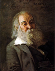 Portrait of Whitman by Thomas Eakins, 1887-88