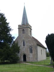 Steventon parish church, originally built around 1100