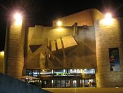 The Jerusalem Theater at night