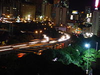 Francisco Fajardo Highway at night