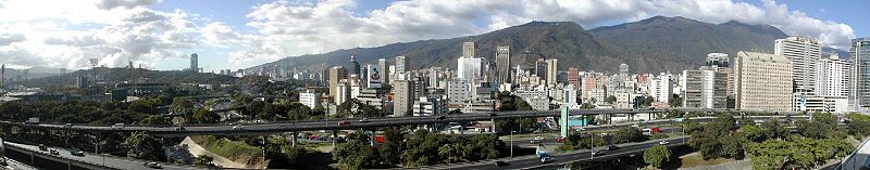 Caracas and the Francisco Fajardo Highway