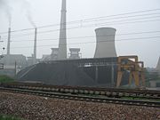 A coal-fired power station in the People's Republic of China