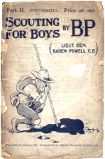 Cover of second part of Scouting for Boys, January 1908