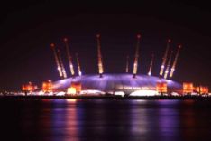 The Millennium Dome at night, Sept 2000