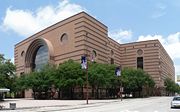 Wortham Center in the Theater District of Downtown