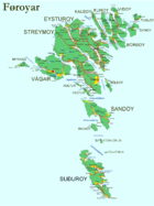 Map of Faroe