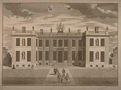 Marlborough House in its original form: Sarah's favourite home in Pall Mall, London