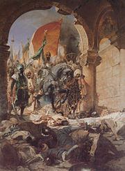 Mehmed II enters Constantinople with his army by Jean-Joseph Benjamin-Constant