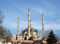 Selimiye Mosque was the masterpiece of Mimar Sinan, chief architect of Sultans Selim I, Suleiman the Magnificent, Selim II and Murad III