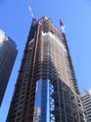 Comcast Center, Philadelphia's newest office building, under construction