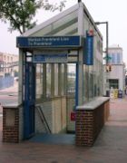 Market-Frankford Line entrance in Old City