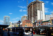 The Byward Market is presently experiencing a condo construction boom