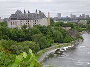 The Supreme Court of Canada viewed from Parliament Hill