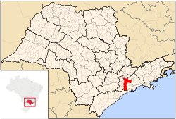 Location of São Paulo