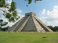 Archaelogical sites of Chichén-Itzá in Yucatán Mexico.