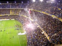 Partial view of Boca Juniors stadium.