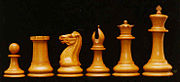 Original Staunton chess pieces by Nathaniel Cook from 1849