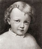 Vladimir Ulyanov (Lenin) at three years of age.