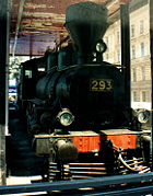 Locomotive of Lenin’s train, on which he arrived at Finland Station, Petrograd in April, 1917.