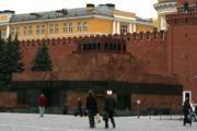 The Lenin Mausoleum at Red Square, Moscow.