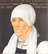 Luther's mother, Margarethe, also by Cranach