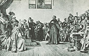 "Luther Before the Diet of Worms." Photogravure based on the painting by Anton von Werner (1843–1915)