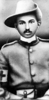 Sergeant Major M. K. Gandhi, British Armed Forces South Africa (1906)