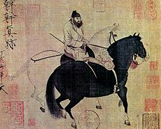 A Man Herding Horses, by Han Gan (706–783), a court artist under Xuanzong
