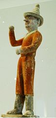 Figurine of a foreign merchant of the Tang Dynasty, 7th century