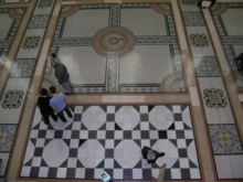 Floor of the foyer of Royal Courts of Justice