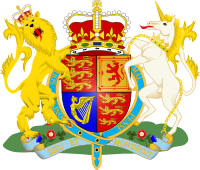 Arms of the British Government (a variation of the Royal Arms)