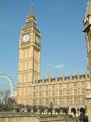 Parliament meets at the Palace of Westminster