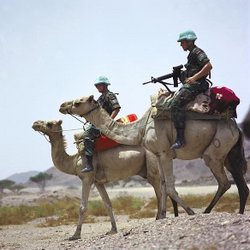 UN Peacekeepers in  Eritrea.