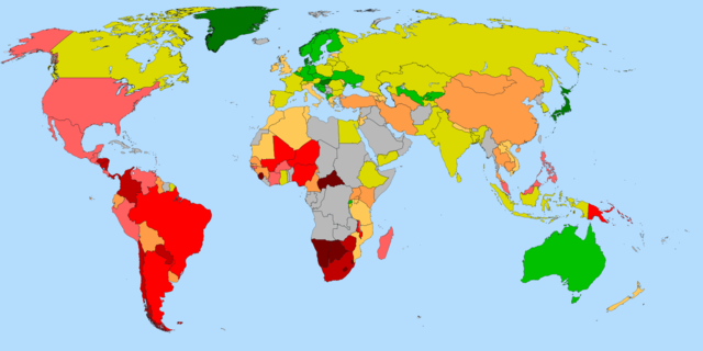 Image:World Map Gini coefficient.png