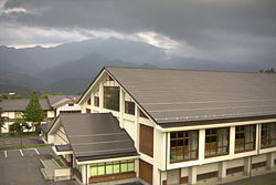 A large elementary school in Magome, Japan.