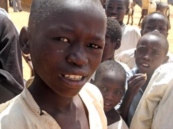 children at the SOS emergency centre, Darfur