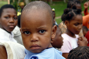 Child at the SOS Children's Village Maputo, Mozambique