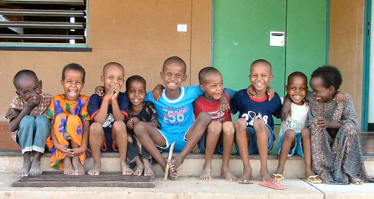 children at the SOS Children's Village Gode, Ethiopia