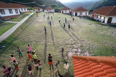 Children playing in Children's Village Lubango
