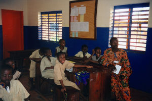 Children at Natitingou attending the SOS Primary School
