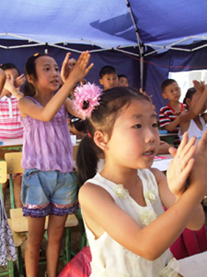 SOS Children's camp school was set up