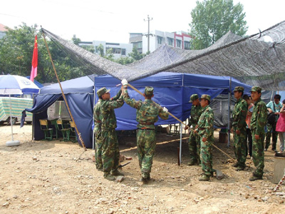 Chinese army helped SOS Children run the school