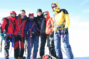 Everest  Max Team on Mt Blanc