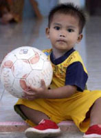 This little boy will be one of the first children to find a home at SOS Children’s Village Meulaboh,