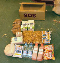 Emergency packs put together to support those affected by the Kashmir earthquake